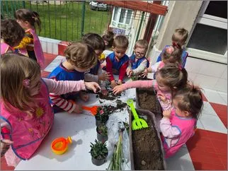 Пролетно садење во нашиот двор 26 03 2026